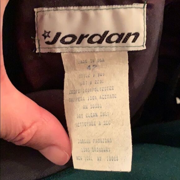 Jordan Gown For Prom/Wedding Hunter Green … - Picture 4 of 5